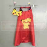 Pikachu cape with mask