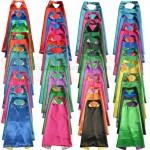 15 set - Party Pack - Kids Plain Capes with Masks