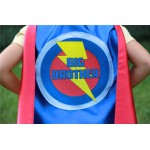 Rush Gift - Ready to Ship - BIG BROTHER SUPERHERO Cape Set - Includes Mask - Big brother gift - sibling gift - Big sister - Little Sister