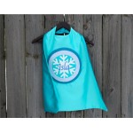 Personalized Sparkle Snow Princess COSTUME CAPE - Sparkle Snowflake - personalized with your childs full name - Halloween Ready Ships Fast
