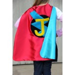 Fast Delivery - Custom Kids Cape - PERSONALIZED SUPERHERO Cape - Choose the Initial - Boy or Girl Birthday Gift or Super hero party cape