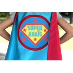 Ships worldwide - Custom Shield Cape with FULL NAME - Personalized Superhero Cape - Superhero Party - Fast Shipping -Halloween