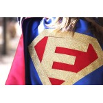 Personalized SUPERHERO CAPE Custom Gold Shield - Fast Delivery - Personalized Initial - Kid Costume - Kids Superhero Party