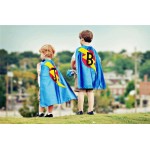 Easter Gift - TWO Personalized Superhero Capes - Kid gift - Choose from 10 color combos - Brother gift