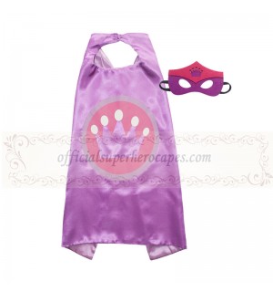 Crown Purple cape with mask