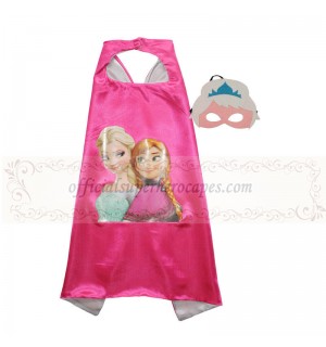 Anna and Elsa cape with mask