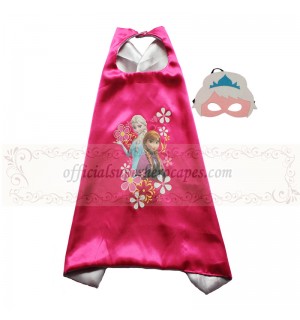 Anna and Elsa 2 cape with mask
