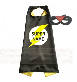 Superhero Cape Personalized Name Christmas party costume