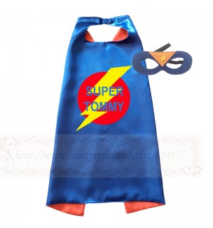Superhero Cape Personalized Name Christmas party costume