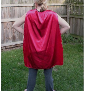 Fast Shipping - ADULT Superhero CAPE and MASK set - Includes One blank adult Super Hero Cape plus One hero mask - Costume for adults