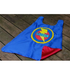 FULL NAME - Custom Boy birthday present - Personalized Superhero Cape - Any name - Lots of colors - Superhero party