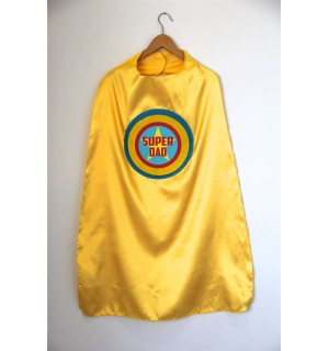 Customized and Personalized DAD SUPERHERO Cape - Any Color - Adult Super Hero Cape - Ships Fast - Perfect Super Hero Capes for Men and Women