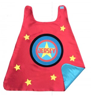 Kids SUPER STAR SUPERHERO Cape - Personalized with Full Name - Superkid Capes Original - Fast Shipping