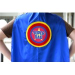 Personalized Custom Dad Cape - Ships Fast - ADULT SUPERHERO CAPE - Customized Wording - Lots of Colors - Fathers Day Ready