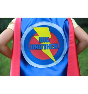 BIG BROTHER SUPERHERO Cape Set - Includes Mask - Big brother gift - Little brother gift - sibling gift - Big sister - Little Sister