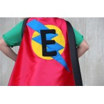 Super FAST DELIVERY - Kid Costumes - PERSONALIZED Kids Superhero Cape - Choose the Initial - Super hero party cape