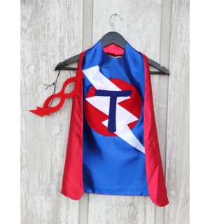 Childrens Superhero Costumes - PERSONALIZED Kids Superhero Cape - Choose the Initial - Super hero party cape
