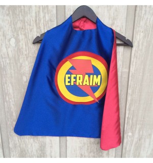 Boys PERSONALIZED SUPERHERO CAPE - Customized Full Name Cape - Superhero Party - Hero gift - Ships fast - Easter Ready