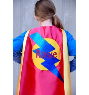 SPARKLE FULL NAME Personalized Sparkle Superhero Cape - High quality sparkle design - fast shipping - girl birthday gift