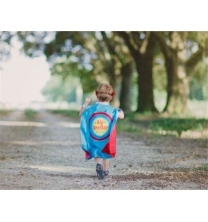 BIG SISTER or Big Brother Superhero Cape - FAST Shipping - Sibling gift - big brother gift - new baby - Ships Fast