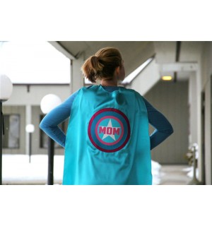Personalized MOM or DAD SUPERHERO Cape - Adult Super Hero Cape - Ships Fast - Perfect Super Hero Capes for Men and Women