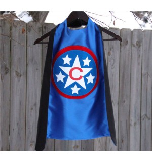 New - PERSONALIZED SUPERHERO Cape - Customized with your childs INITIAL - Customized Christmas Gifts for Kids - Personalized Presents