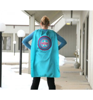 Fast delivery - ADULT SUPERHERO CAPE - Customized and Personalized - Mom or Dad Cape - Lots of Colors